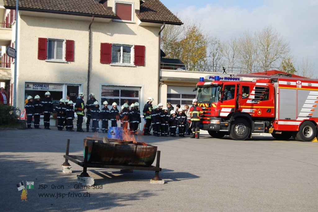 Inauguration du corps le 22 octobre 2011 (Oron-la-Ville)