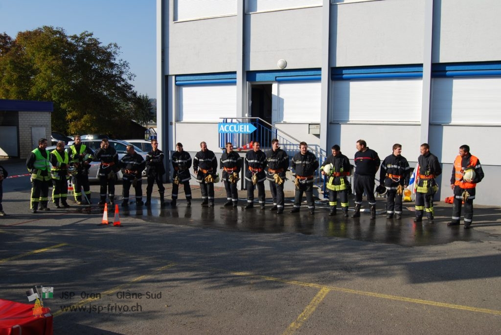 Inauguration du corps le 22 octobre 2011 (Oron-la-Ville)